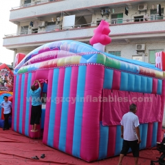 Outdoor Portable Carnival Snack Store Inflatable Fun Food Booth Inflatable Tent