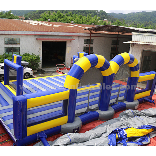 Commercial Children Obstacle Race Inflatable Trampoline Inflatable Bounce House Combination