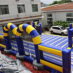 Commercial Children Obstacle Race Inflatable Trampoline Inflatable Bounce House Combination
