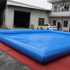 Outdoor playground large square inflatable pool kids inflatable swimming pool