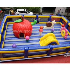 Inflatable Trampoline Playground Jumping Game Bounce Kids Game Party Castle