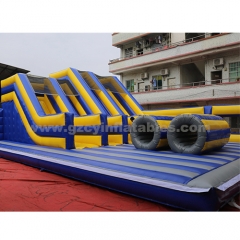 Inflatable Slide Trampoline Obstacle Course Slide Combo Kids Inflatable Obstacle Game