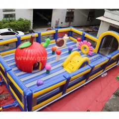 Inflatable Trampoline Playground Jumping Game Bounce Kids Game Party Castle