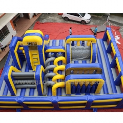 Custom Inflatable Game Park Amusement Park Inflatable Obstacle Race Kids and Adults Bouncy Castle