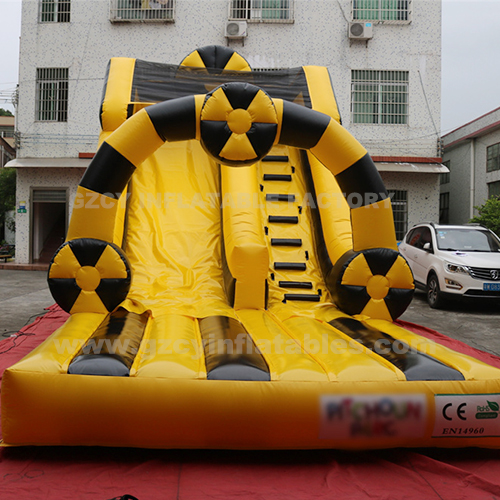 Kids and Adults Big Inflatable Slides Inflatable Obstacle Race Trampoline Slide