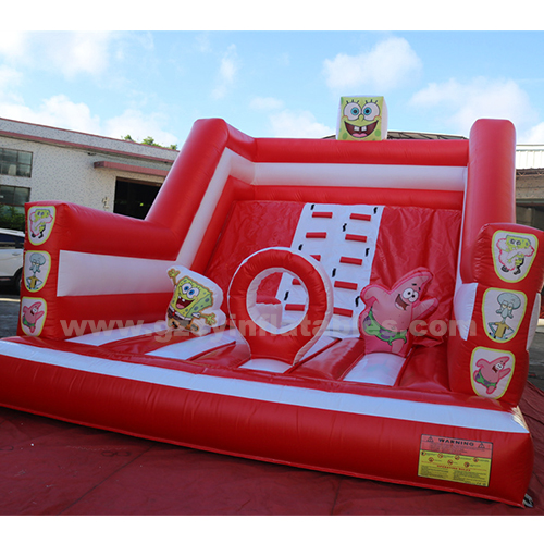 Commercial Inflatable SpongeBob SquarePants Bounce Castle Trampoline for Kids