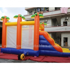 High quality inflatable jumping castle kids inflatable trampoline slide combination