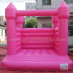 Inflatable Pink Bouncy Castle Wedding, Inflatable Pink Castle