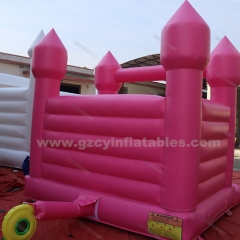 Inflatable Pink Bouncy Castle Wedding, Inflatable Pink Castle