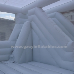 White Inflatable Bounce House Bouncy Castle for Wedding Party or Birthday Party