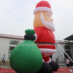 Shopping Mall Christmas Decoration Giant Inflatable Christmas Advertising Inflatable Santa Claus