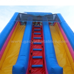 bouncy castle with slides, inflatable amusement park for kids