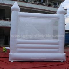 White Inflatable Bounce House Bouncy Castle for Wedding Party or Birthday Party