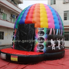 Inflatable Party Disco Bounce Castle Extreme Dance Party Dome Inflatable Disco Dome Bounce House