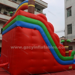 Commercial PVC inflatable slide inflatable bounce house jumping slide for kids