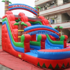 Commercial PVC inflatable slide inflatable bounce house jumping slide for kids