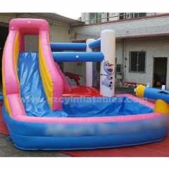 PVC Inflatable Slide Inflatable Water Slide with Pool