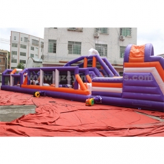 Commercial Inflatable Playground with Obstacle Course and Climbing Wall Slide Bouncer