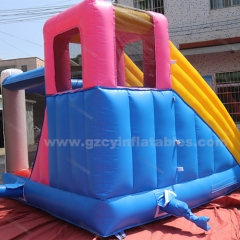 Inflatable Bouncer Jumping Castle Slide With Swimming Pool