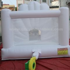 PVC White Wedding Bounce House Jumper Inflatable Bouncy Castle