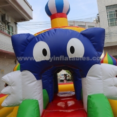 commercial playground outdoor bounce house with slides inflatable fun city castle