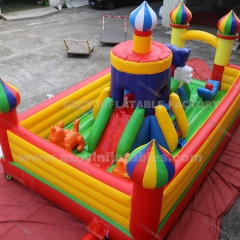 Customized Amusement Inflatable Combo Bouncer Inflatable Bounce House For Kids