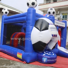 inflatable football bounce house inflatable soccer bouncy castle slide