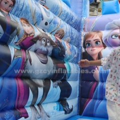 Inflatable Bouncer Frozen jumping castle Frozen princess combo slide