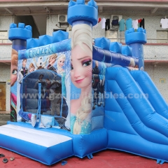 Inflatable Bouncer Frozen jumping castle Frozen princess combo slide