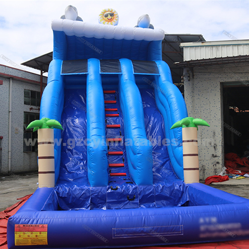inflatable bounce house inflatable water slide with pool