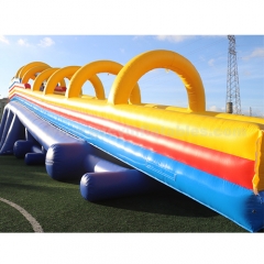 Commercial Giant Inflatable Water Slide Inflatable Climbing Wall Water Slide