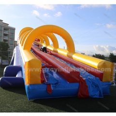 Commercial Giant Inflatable Water Slide Inflatable Climbing Wall Water Slide