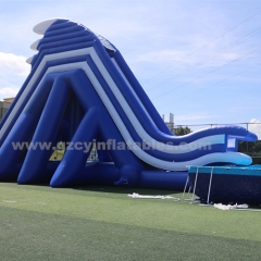 commercial Large inflatable water slide for adult, inflatable swimming pool water slide