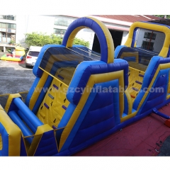 outdoor amusement park sport playground inflatable obstacle course