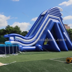 commercial Large inflatable water slide for adult, inflatable swimming pool water slide