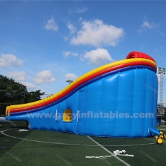 Giant inflatable water slides, inflatable double triple lane slip slide