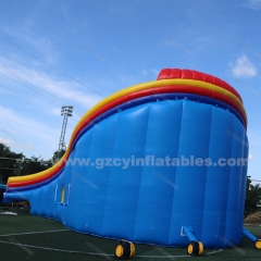 Giant inflatable water slides, inflatable double triple lane slip slide