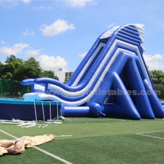 Commercial Large jumping water slide bounce house inflatables water slide with pool