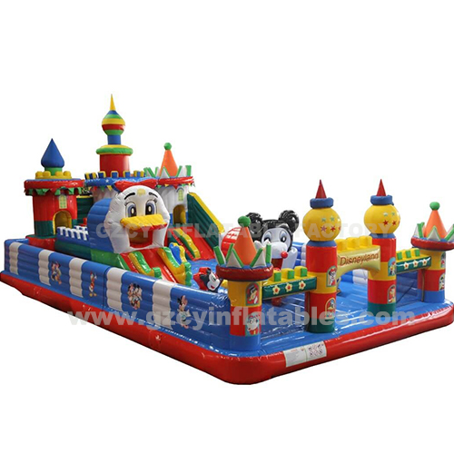 Commercial Inflatable Mickey Mouse Park, Inflatable Playing Arena For kids, Inflatable Bouncy Castle