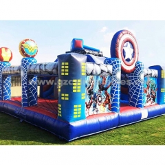 Commercial spiderman inflatable bouncer kids bounce house inflatable castle