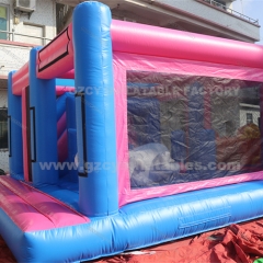 Unicorn inflatable obstacle course inflatable jumping trampoline castle combo