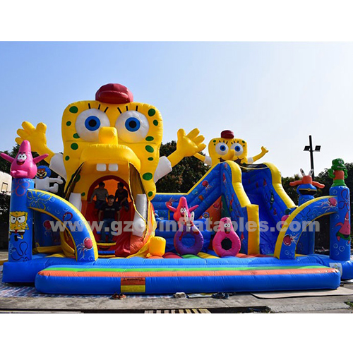 SpongeBob inflatable playground inflatable trampoline jumping castle