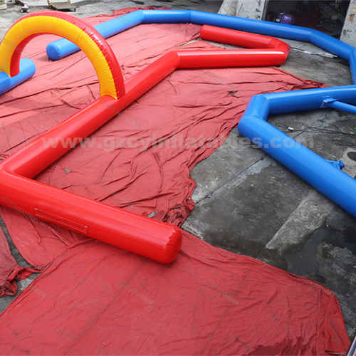 Outdoor Inflatable Kart Race Track For kids