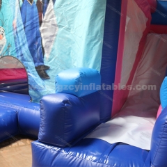 Frozen Inflatable Castle Slide Combo