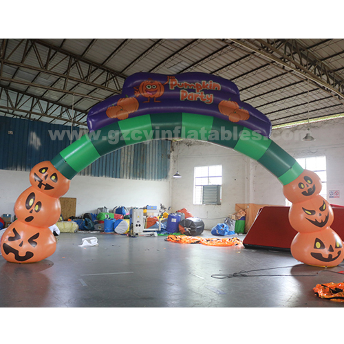 Halloween Inflatable Pumpkin Party Arch Inflatable Advertising