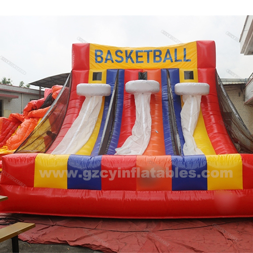Inflatable playground inflatable basketball shooting game