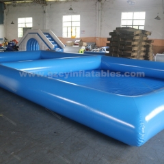 Blue Inflatable Swimming Pool For Kids