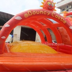 Sun theme inflatable bouncer castle bounce house