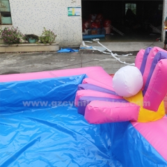 Commercial mermaid kids inflatable water slide backyard water slide