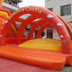 Sun theme inflatable bouncer castle bounce house